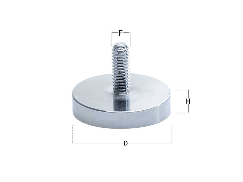 magnete permanente neodimio sm14 gambo filettato italfit magneti.png Magnete Permanente Neodimio SM14 Gambo Filettato M4x8 Forza kg.4 mm.12x2,5h | Italfit Magneti - immagine 1